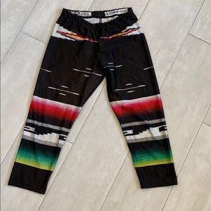 Gold sheep yoga crop